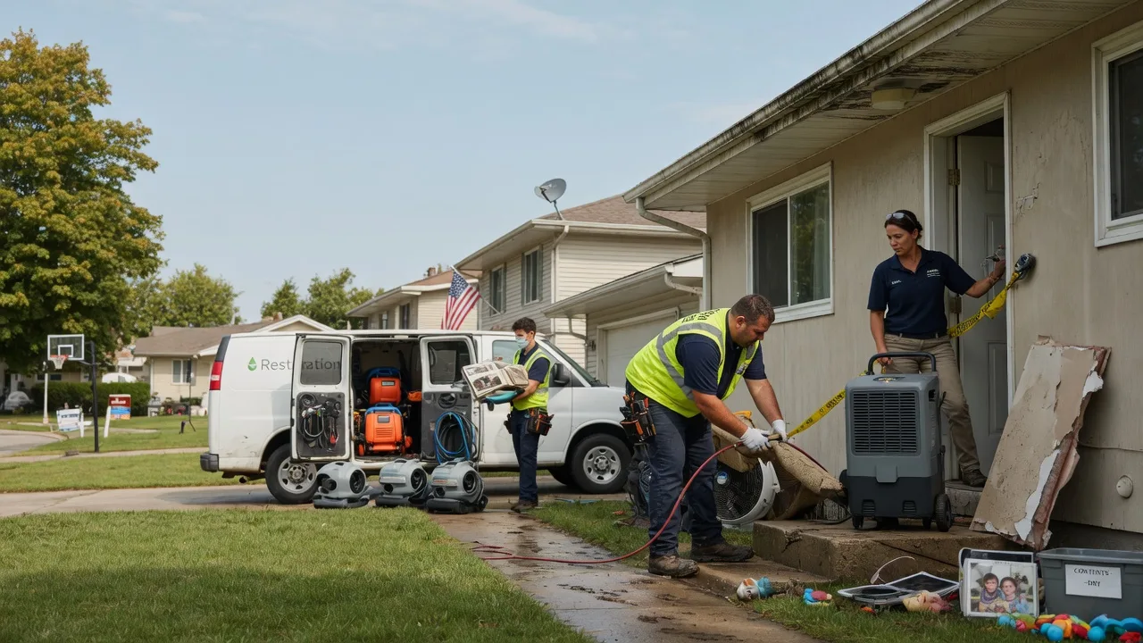 Water Damage Restoration in Hiland, WY near me
